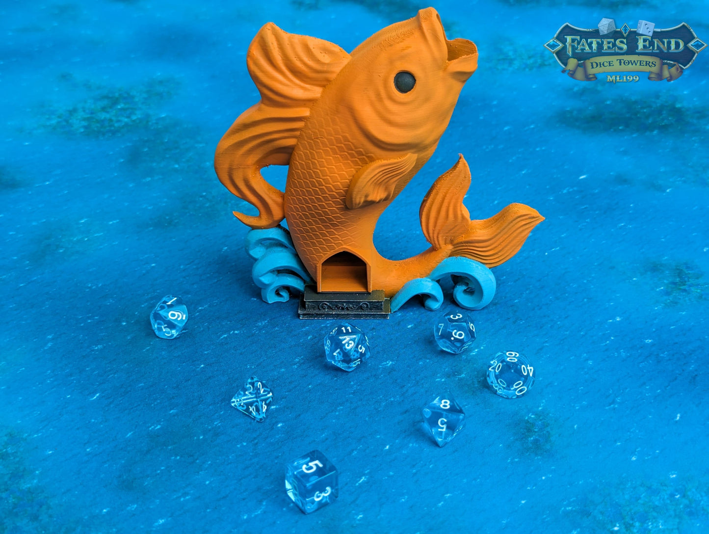 Koi Fish Dice Tower