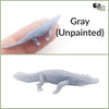 Black Caiman Miniature - 1:87 HO scale for forest diorama, dollhouse, tabletop games, 3d printed / from Animal Den Miniatures (1 Animal)