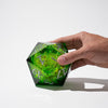 Massive Green Liquid Core 95MM Chonk Handmade Resin Dice And Box