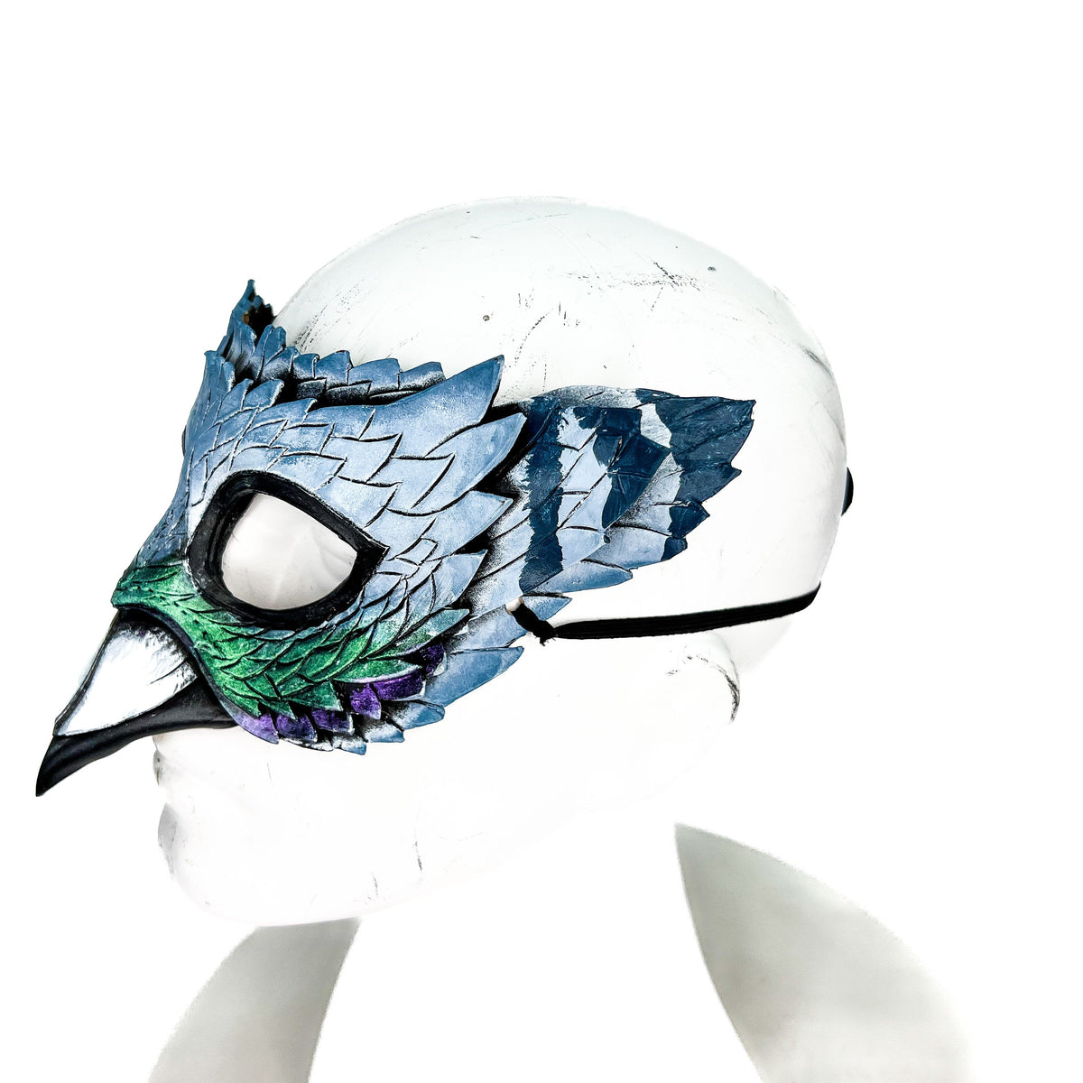 Pigeon Handmade Genuine Leather Mask