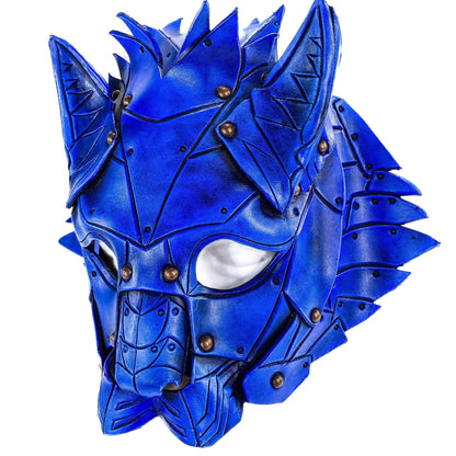 Feline Blue Handmade Genuine Leather