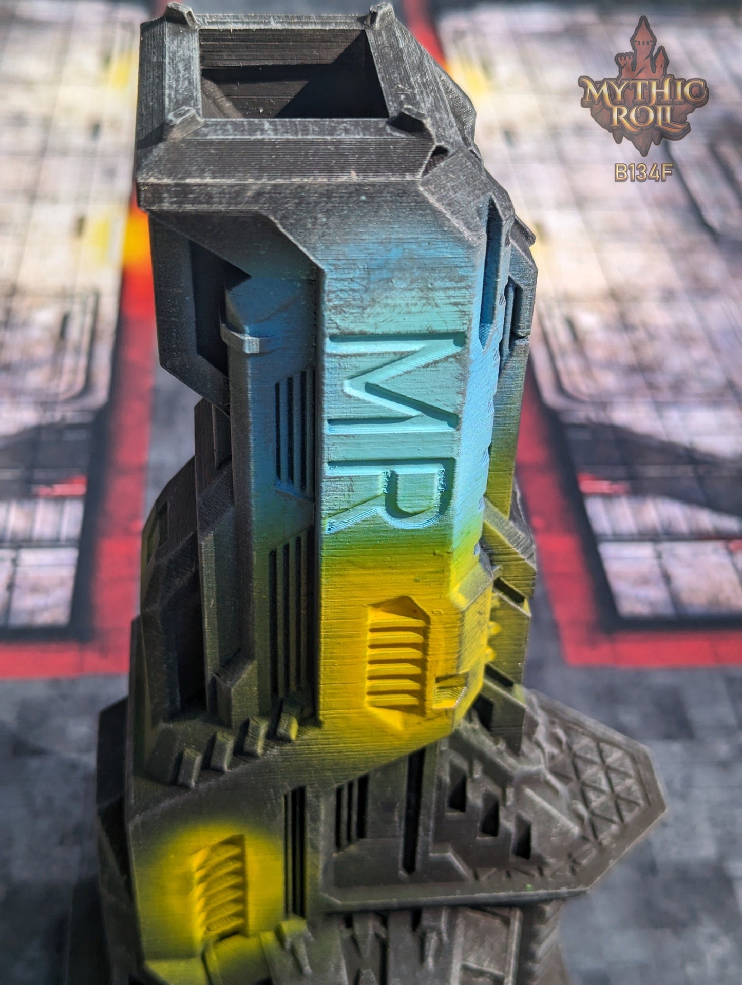 Cyberpunk-Control SciFi Dice Tower