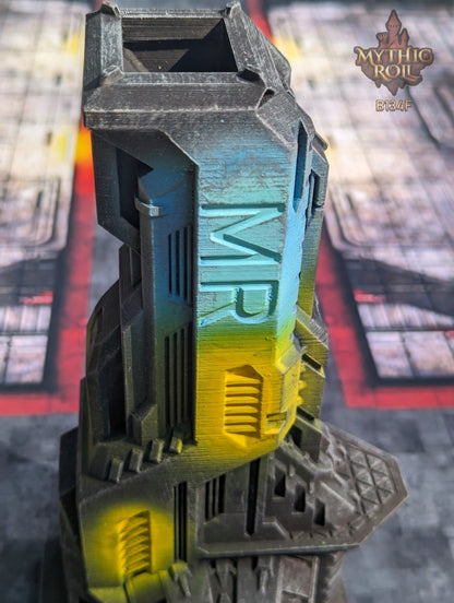 Cyberpunk-Control SciFi Dice Tower