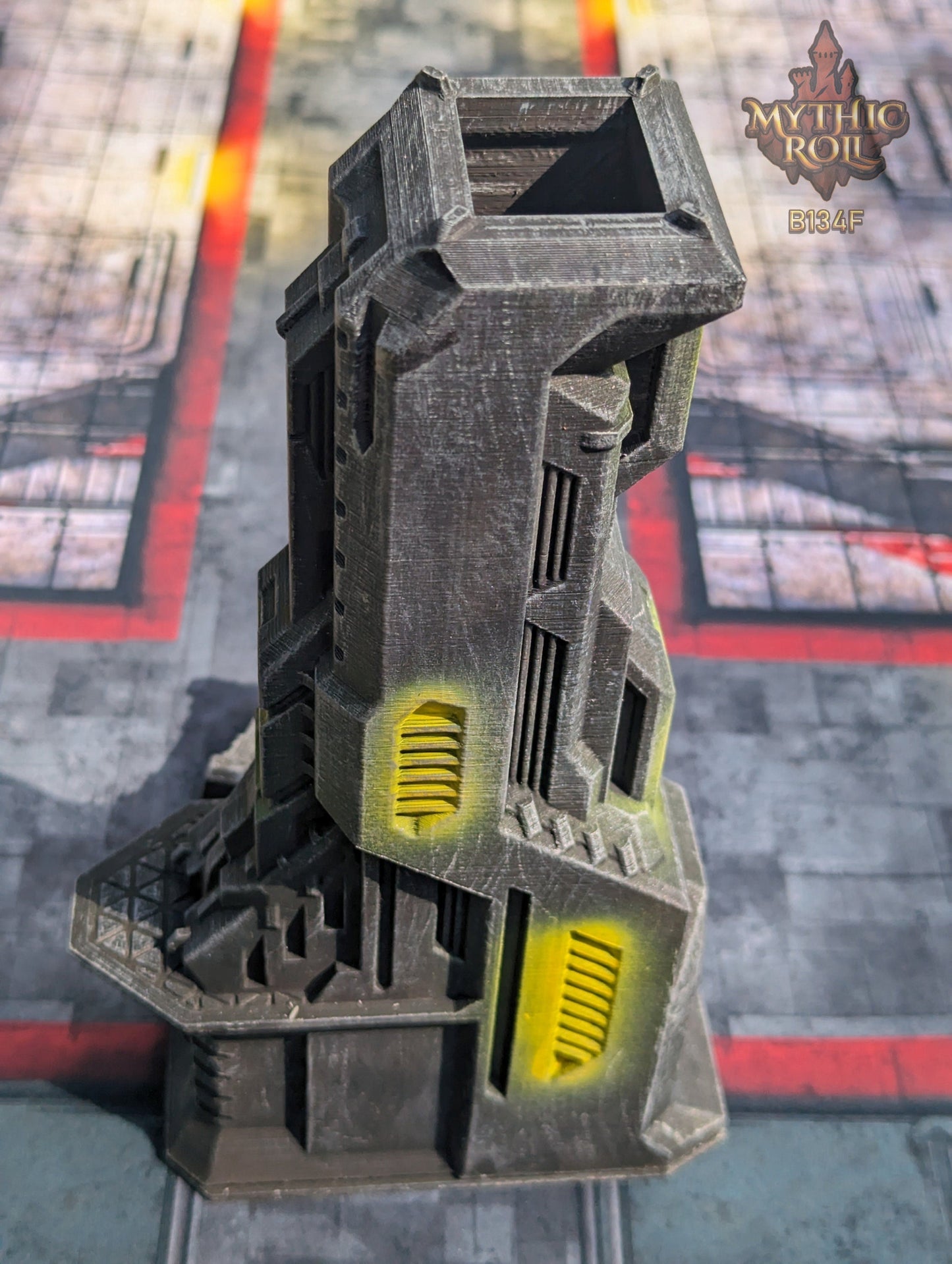 Cyberpunk-Control SciFi Dice Tower