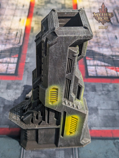 Cyberpunk-Control SciFi Dice Tower