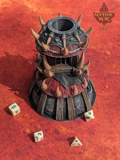 Barbarian Class 3D Printed Dice Tower