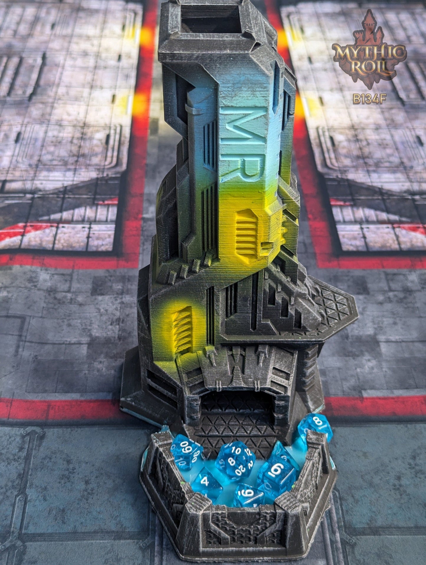 Cyberpunk-Control SciFi Dice Tower