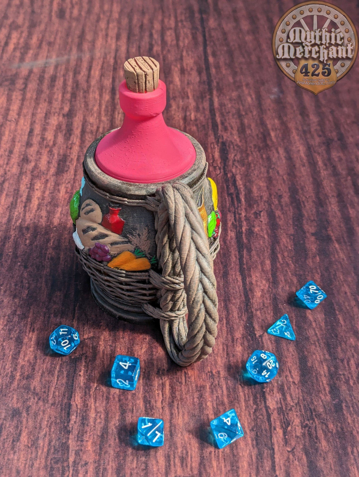 Halfling - Hobbit Hole 3D Printed Mythic Mug Dice Vault & Can Holder