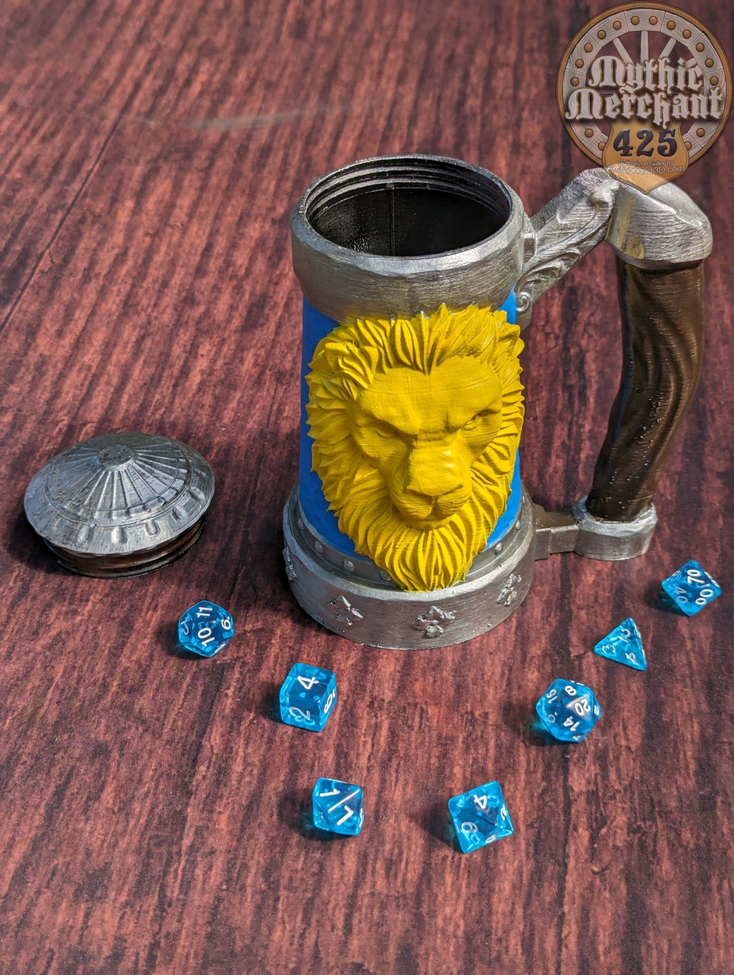 Lion's Brew Mythic Mug Dice Vault & Can Holder