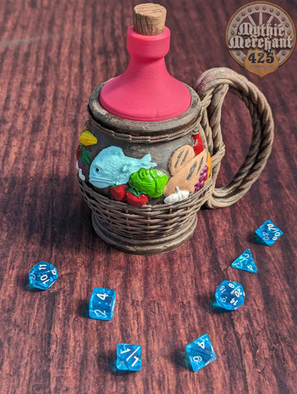 Halfling - Hobbit Hole 3D Printed Mythic Mug Dice Vault & Can Holder