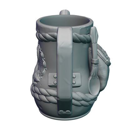 Gnome Mythic Mug Dice Vault & Can Holder