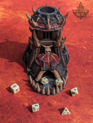 Barbarian Class 3D Printed Dice Tower