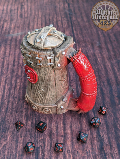 Half-Orc Mythic Mug Dice Vault & Can Holder