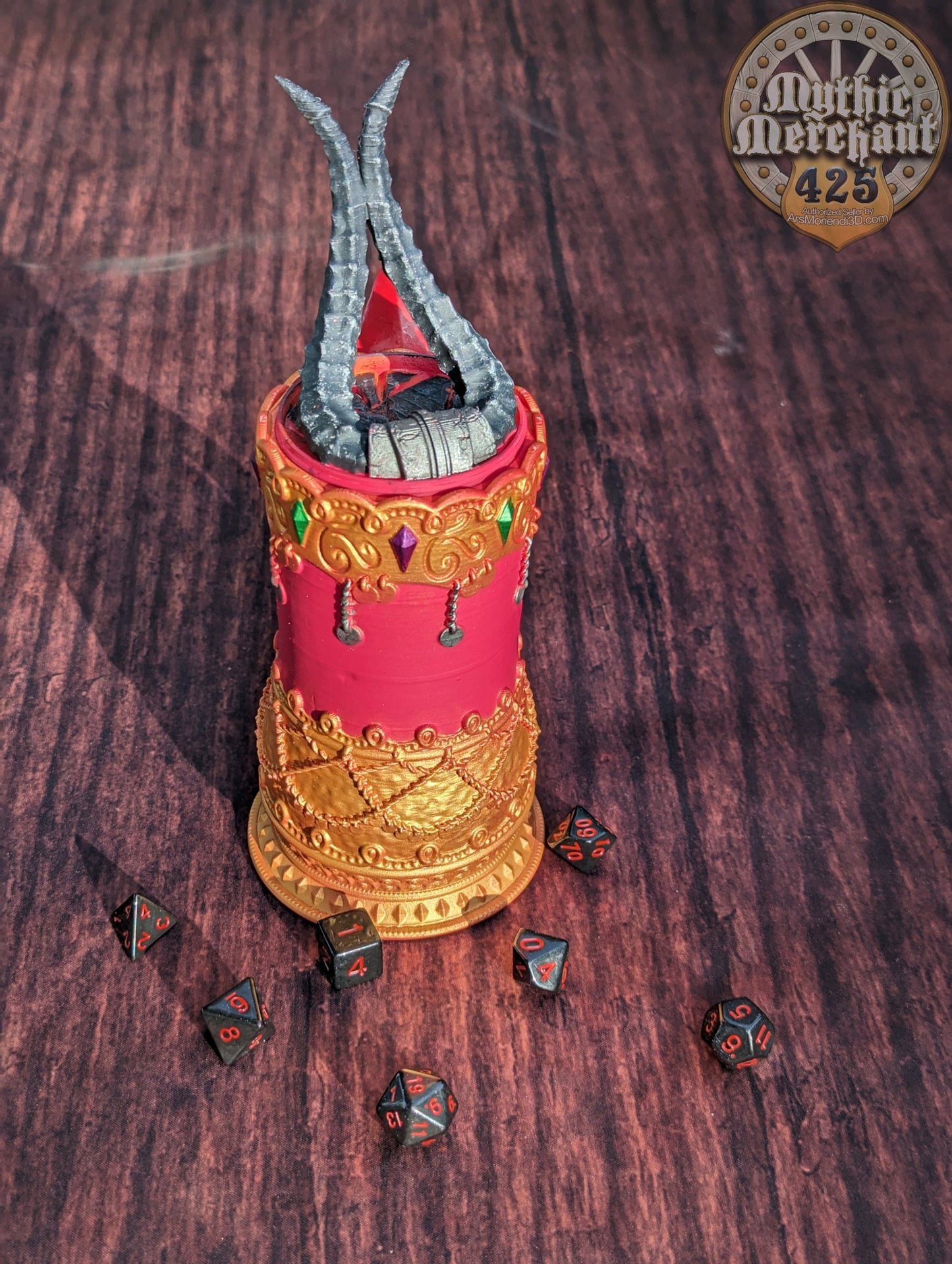 Demon-Blooded Tiefling 3D Printed Mythic Mug Stein