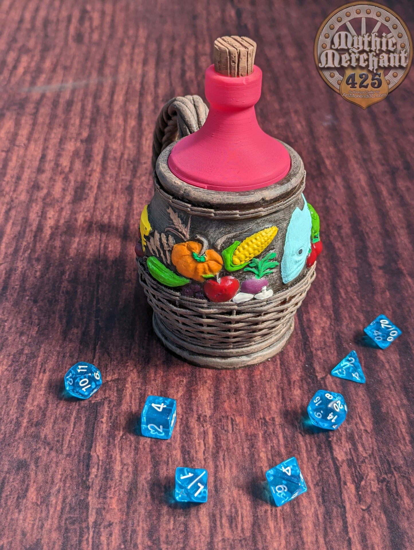 Halfling - Hobbit Hole 3D Printed Mythic Mug Dice Vault & Can Holder