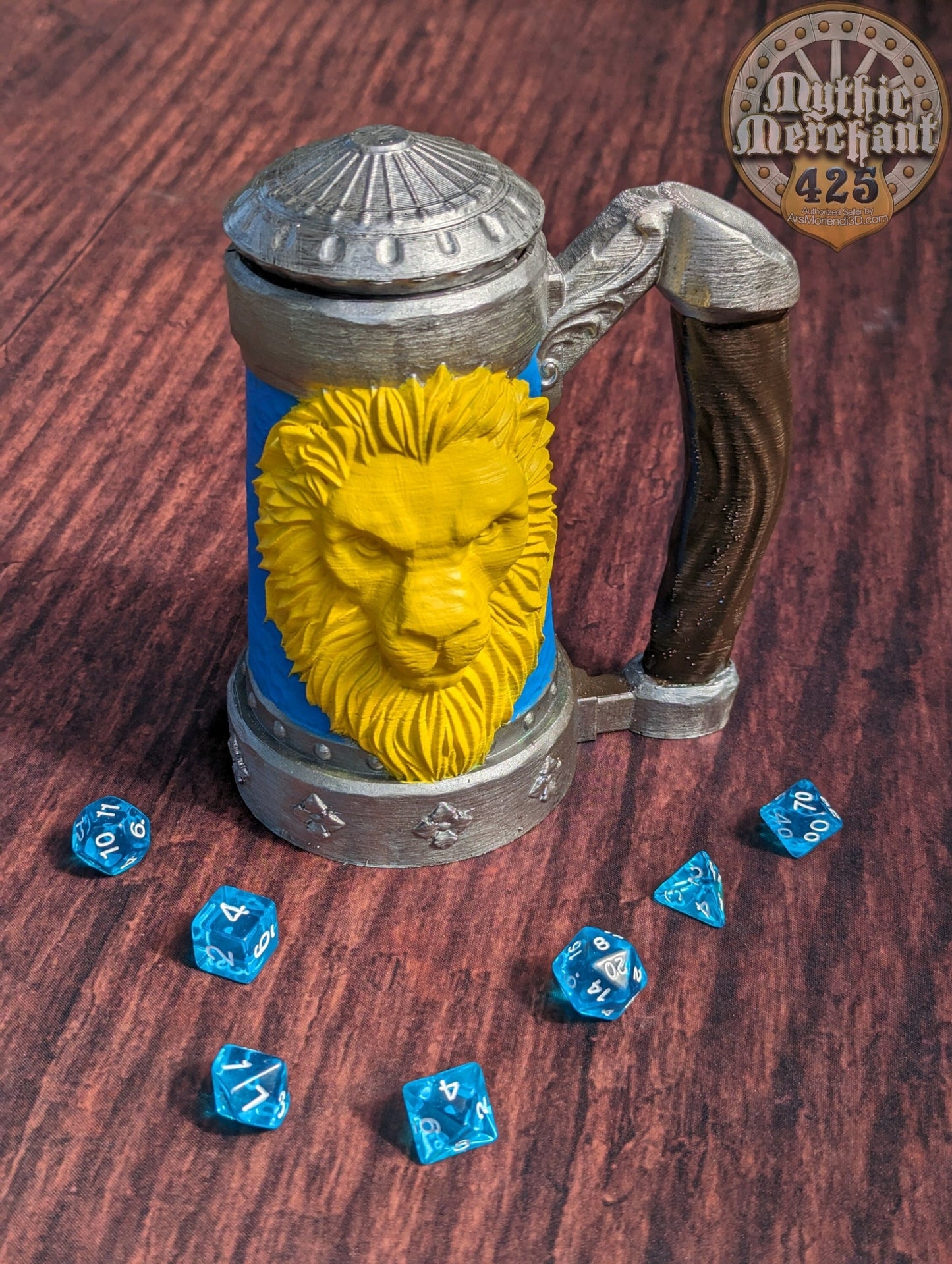 Lion's Brew Mythic Mug Dice Vault & Can Holder