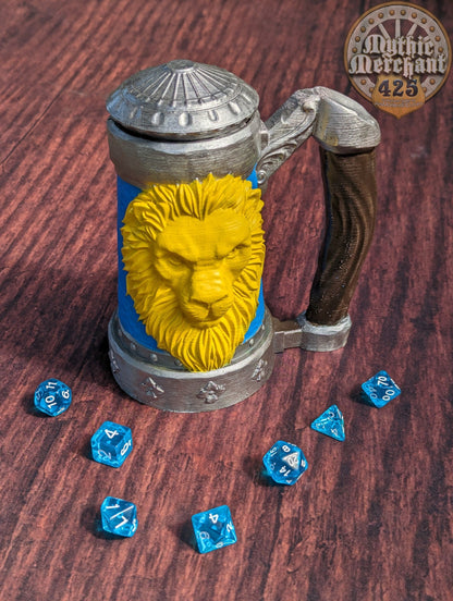 Lion's Brew Mythic Mug Dice Vault & Can Holder