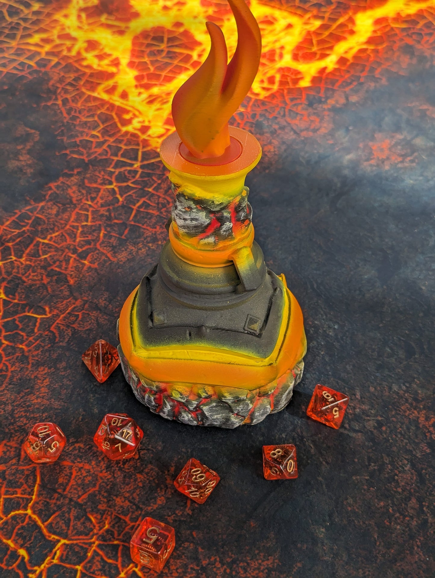 Fire Giant's Strength Potion 3D Printed Dice Jail