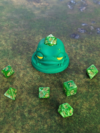 Rustifar Frog Toy 3D Printed Dice Guardian