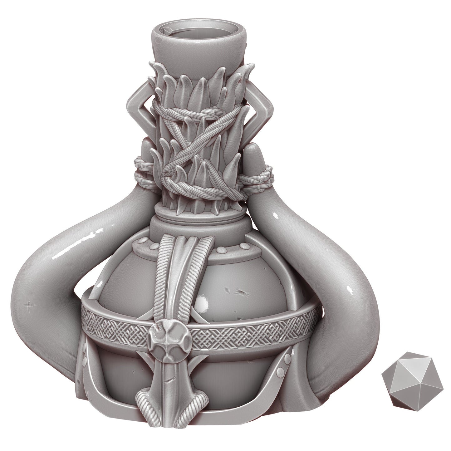 Frost Giant's Strength Potion 3D Printed Dice Jail