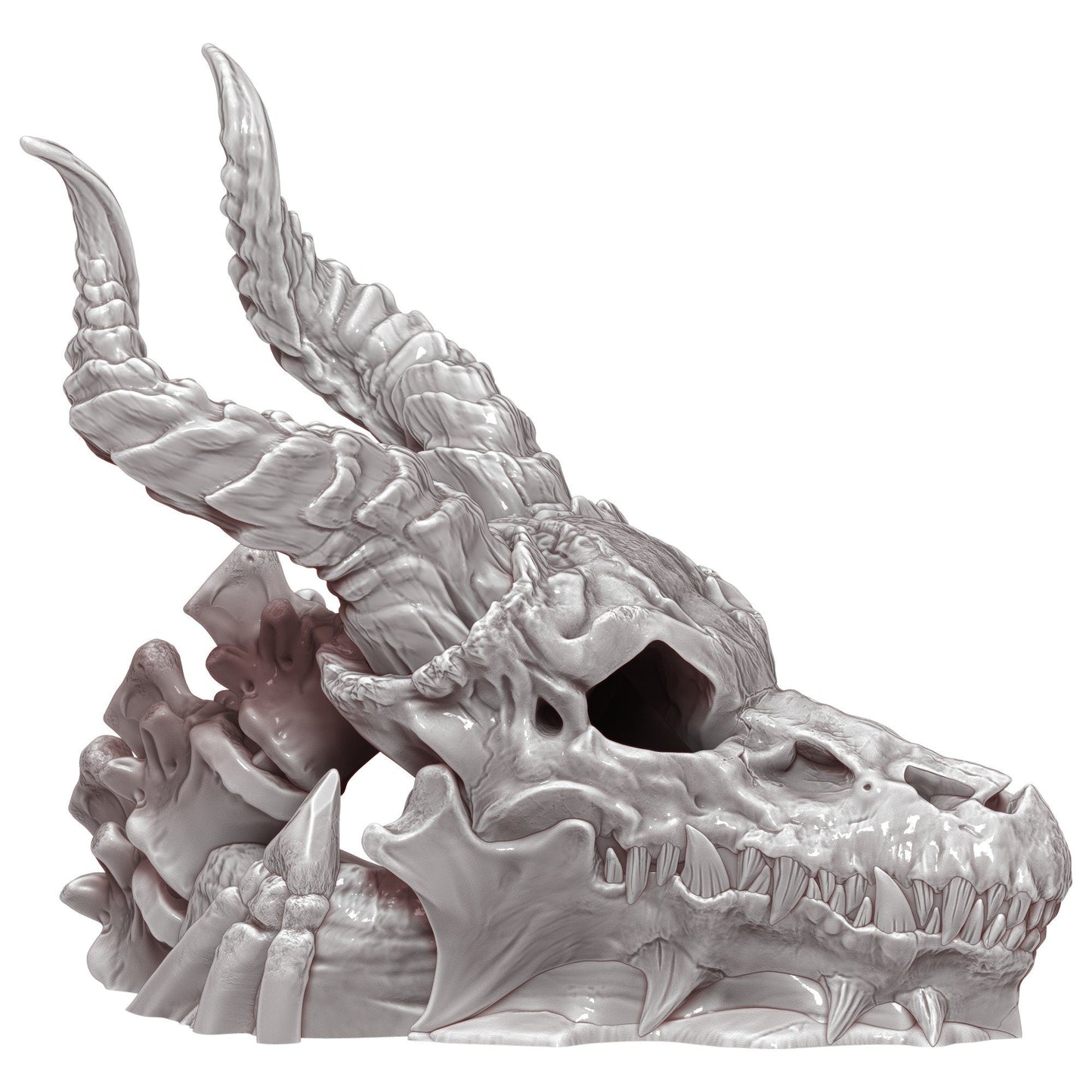 Dragon Skull 3D Printed Dice Tower
