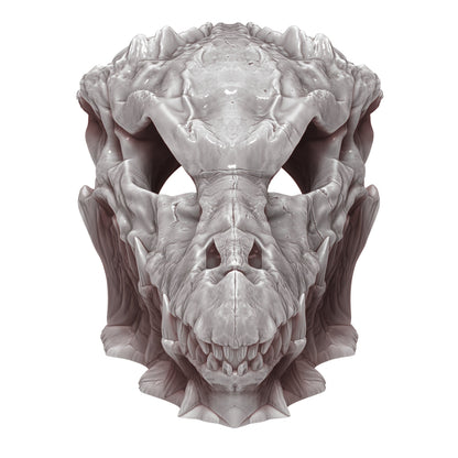 Dragon Skull 3D Printed Dice Tower