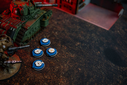 30 Wound Dials Set of 5 – Warhammer 40K Wound Tracker for Large Models