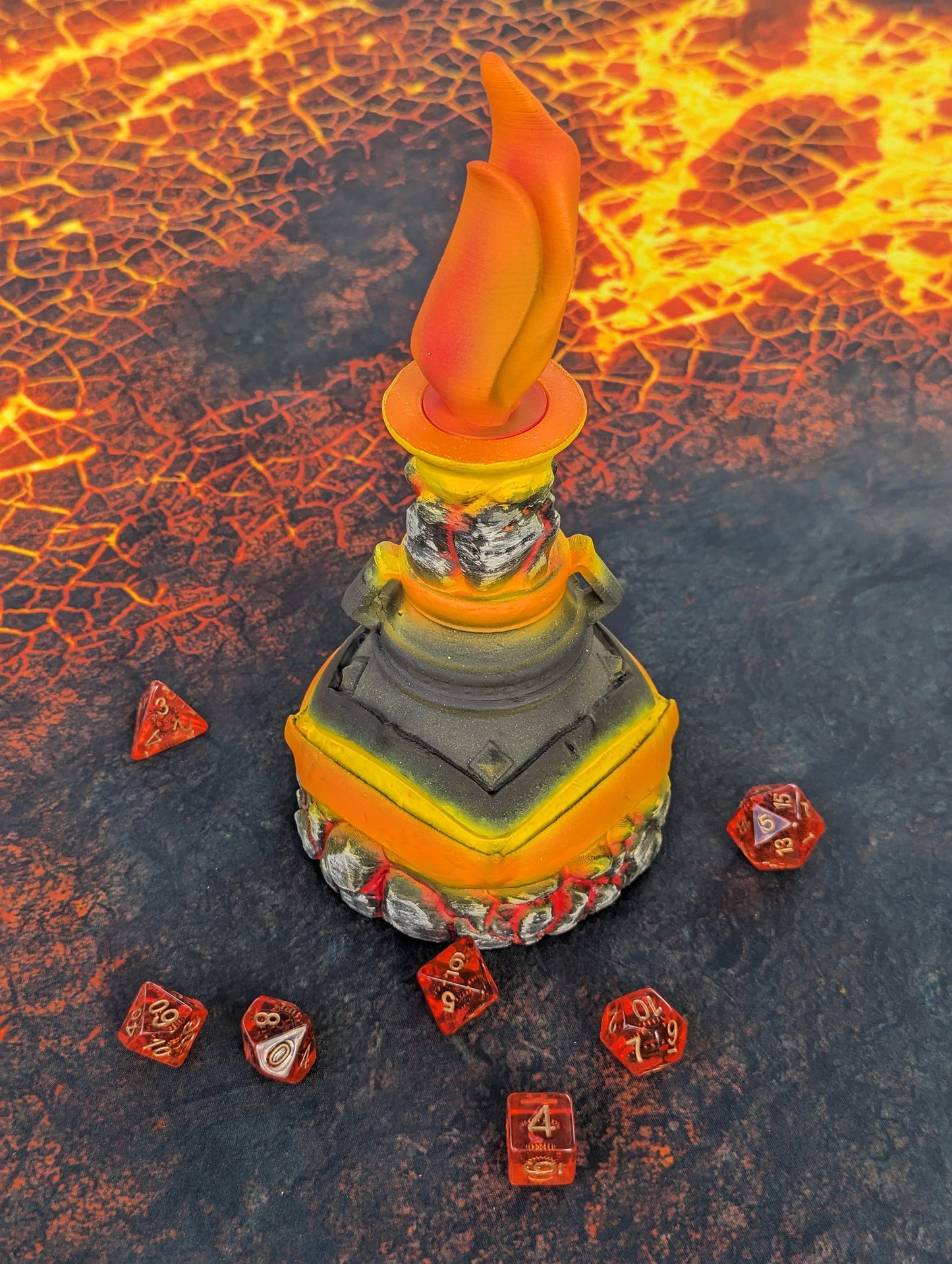 Fire Giant's Strength Potion 3D Printed Dice Jail