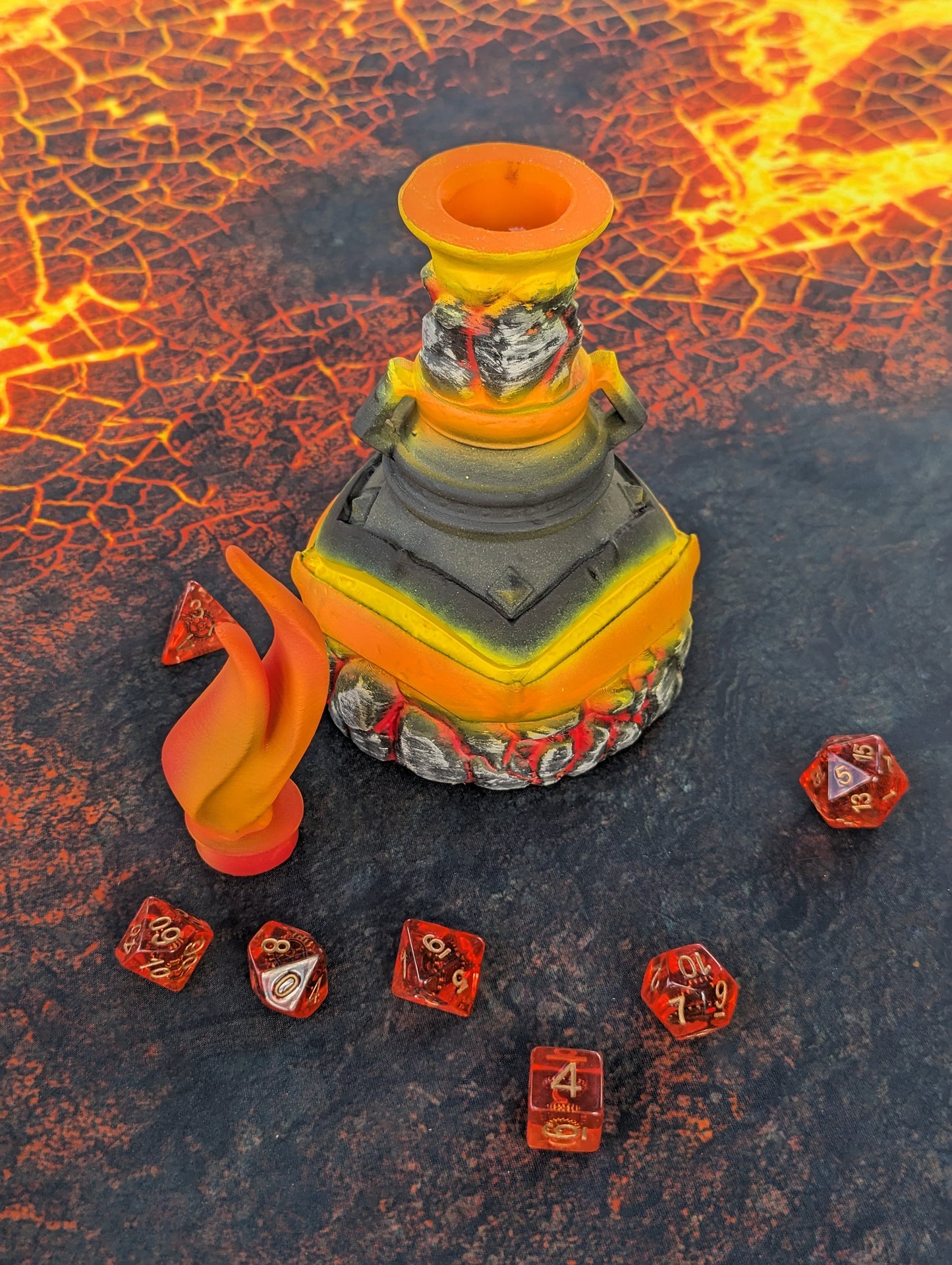 Fire Giant's Strength Potion 3D Printed Dice Jail