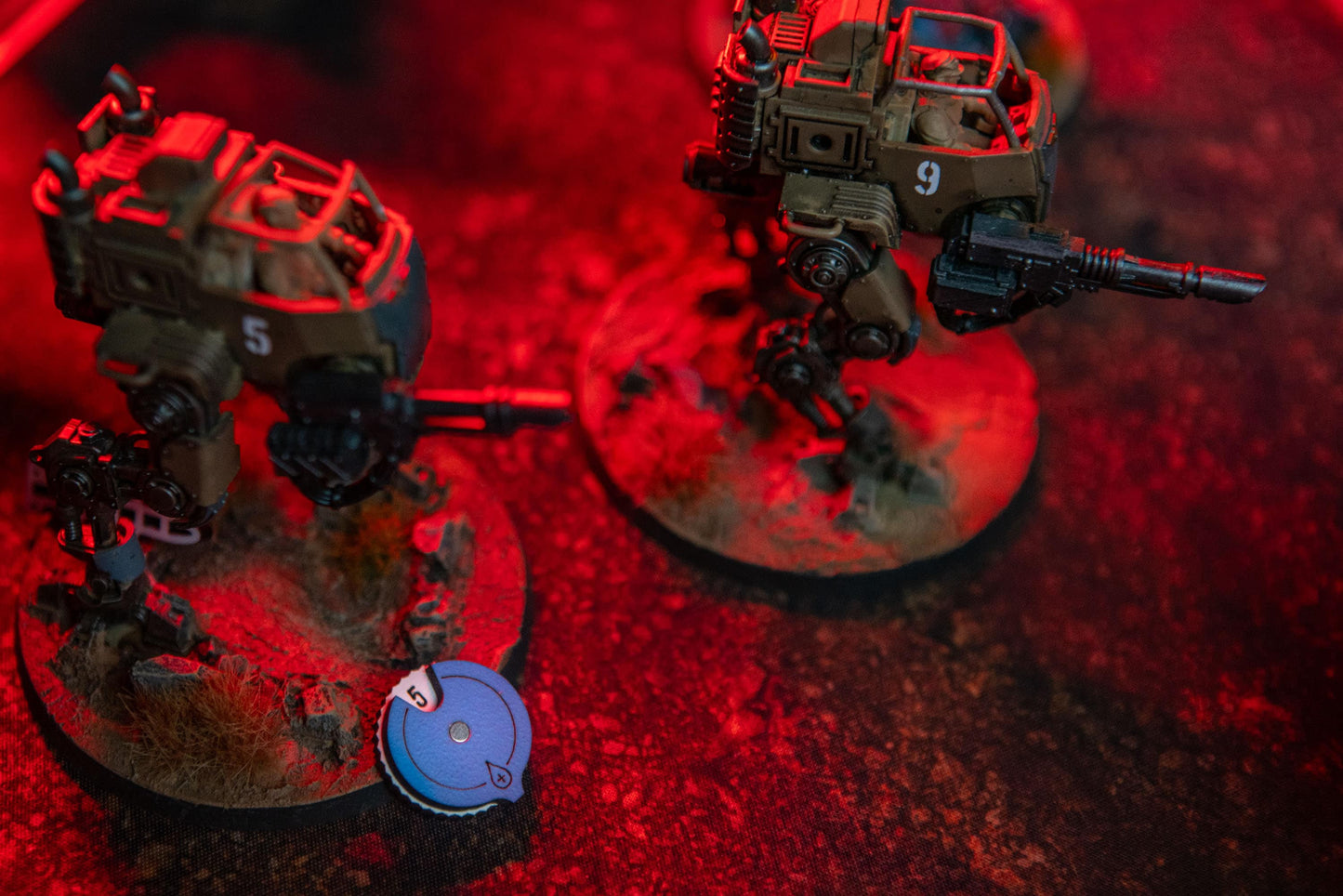 10 Wound or HP Dial Set of 5 - Universal Tracker for Warhammer 40K & TTRPGs
