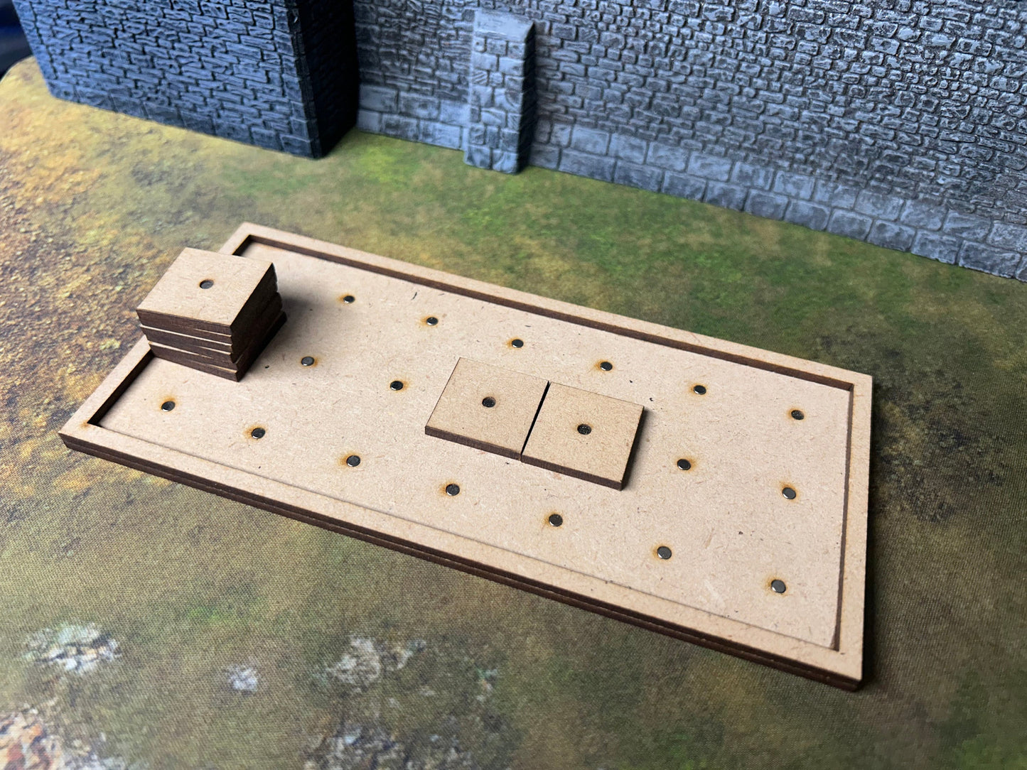 Pre-Magnetized Movement Trays with Bases 40x60mm - Warhammer The Old World