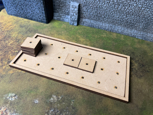 Pre-Magnetized Movement Trays with Bases 30x60mm - Warhammer The Old World