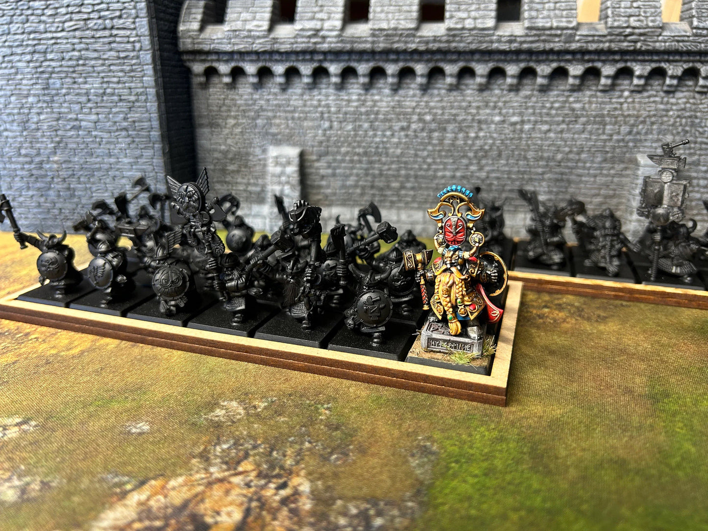 Pre-Magnetized Movement Trays with Bases 20mm - Warhammer The Old World Infantry