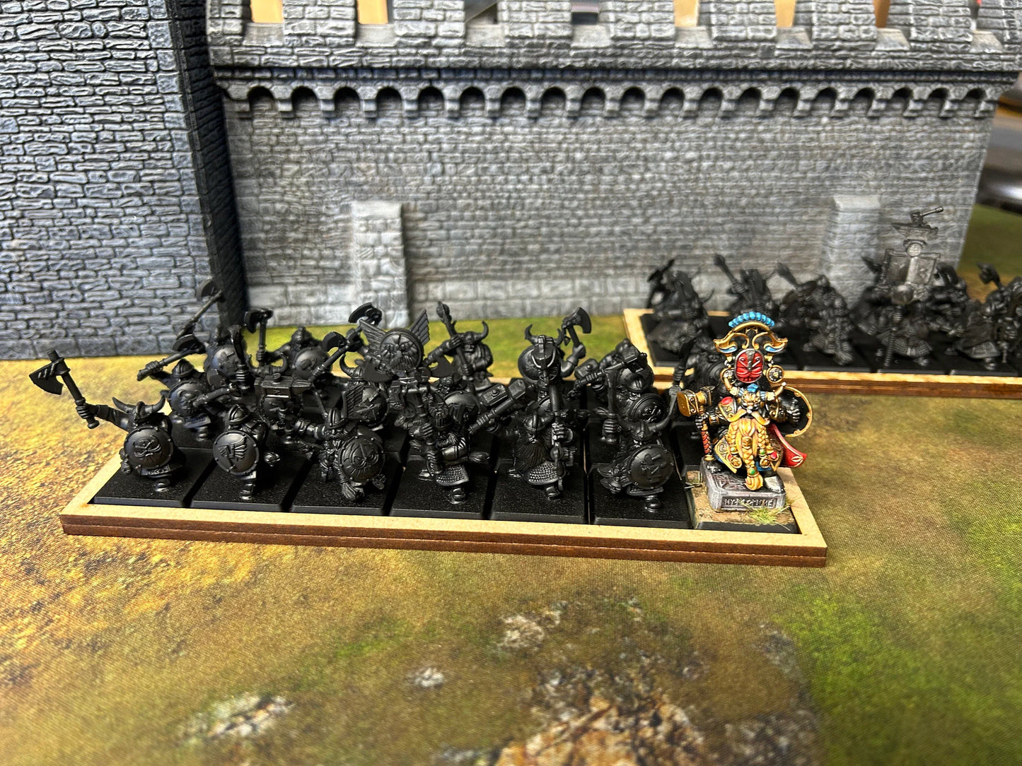 Pre-Magnetized Movement Trays with Bases 25x50mm - Warhammer The Old World Cavalry