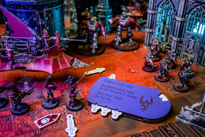 Power from Pain Tracker – Warhammer 40K Drukhari Pain Token Tracker with Nesting Tokens
