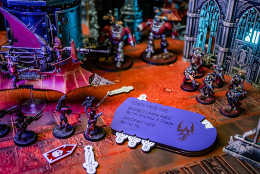 Power from Pain Tracker – Warhammer 40K Drukhari Pain Token Tracker with Nesting Tokens