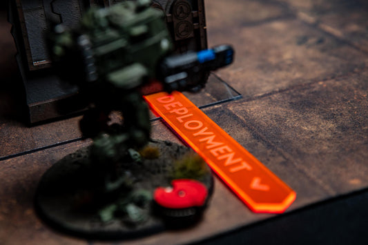Deployment Zone Markers - Warhammer 40K Neon Acrylic Zone Markers Set