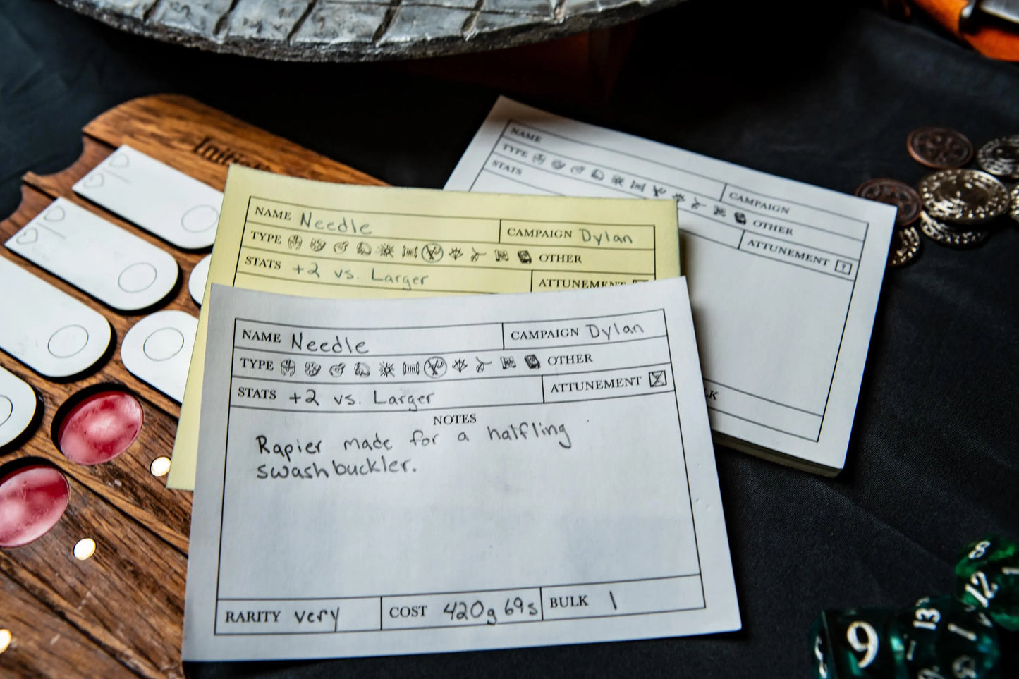 Loot Receipt Booklet – Magic Item Tracker for Dungeon Masters