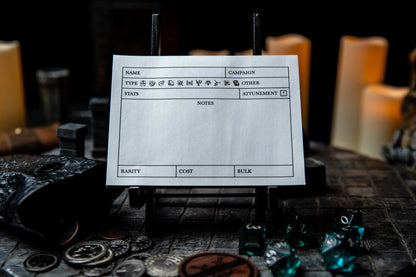 Loot Receipt Booklet – Magic Item Tracker for Dungeon Masters