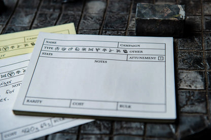 Loot Receipt Booklet – Magic Item Tracker for Dungeon Masters