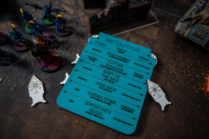 Eldar Battle Focus Tracker - Warhammer 40K Aeldari Command & Resource Tracker