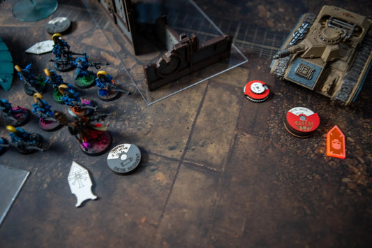 Siege Regiment Detachment Dials – Warhammer 40K Astra Militarum Tracker Set of 3