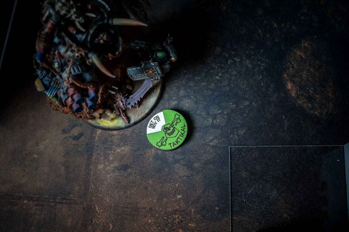 Ork Taktikal Order Dials – Warhammer 40K Command Tracker Set of 6