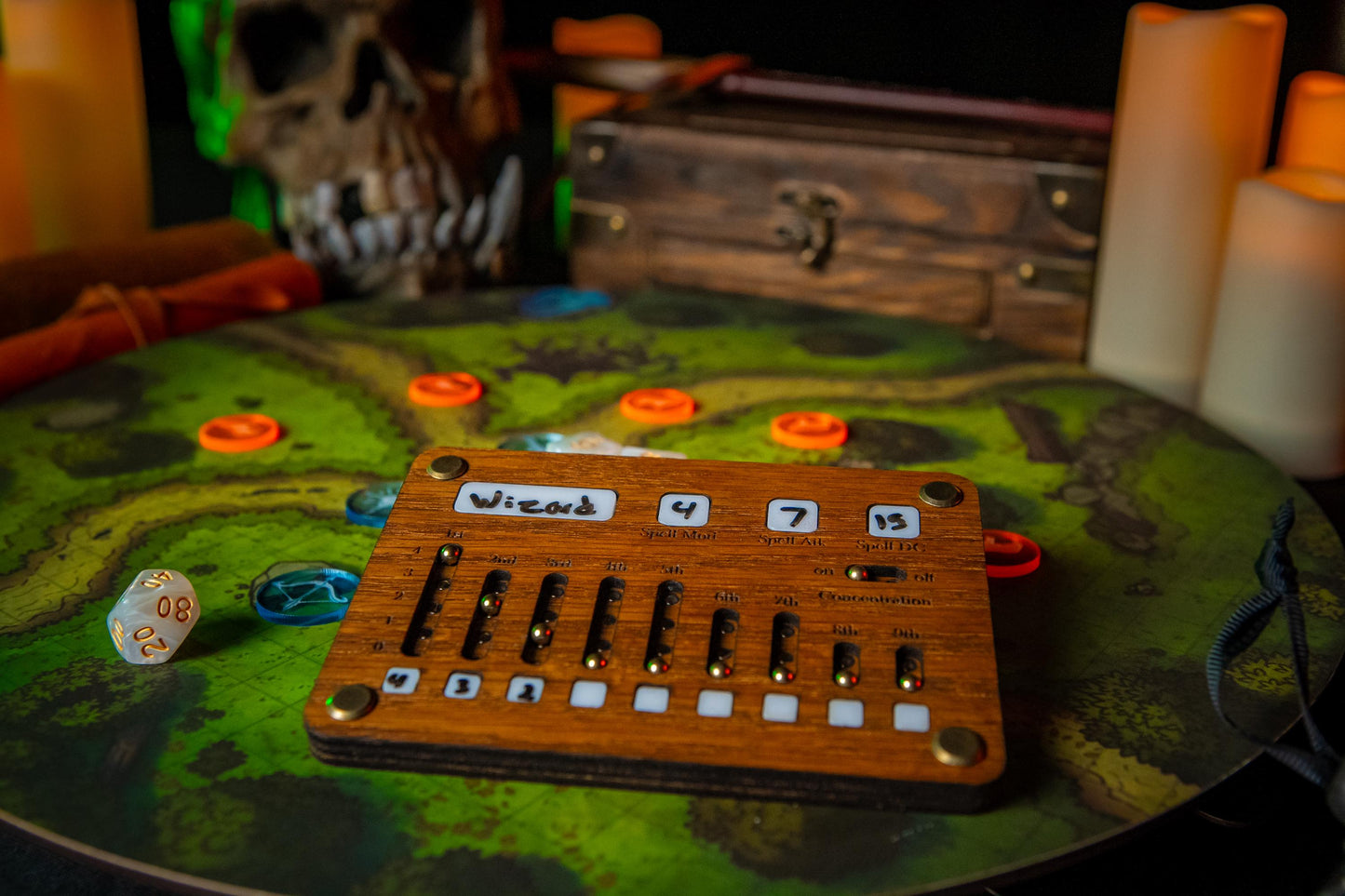 Full Caster Spell Slot Tracker – D&D Wizard, Cleric & Druid Spell Tracker