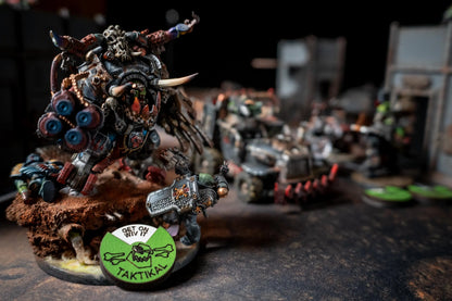 Ork Taktikal Order Dials – Warhammer 40K Command Tracker Set of 6