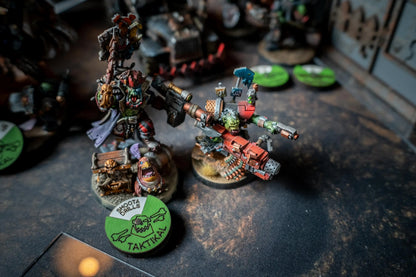 Ork Taktikal Order Dials – Warhammer 40K Command Tracker Set of 6