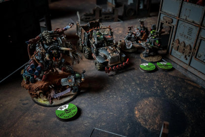 Ork Taktikal Order Dials – Warhammer 40K Command Tracker Set of 6