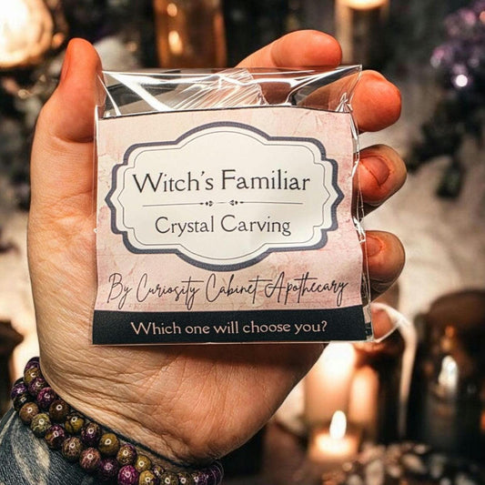Witch's Familiar Blind Box Mini Crystal Carving - Which One Will Choose You?