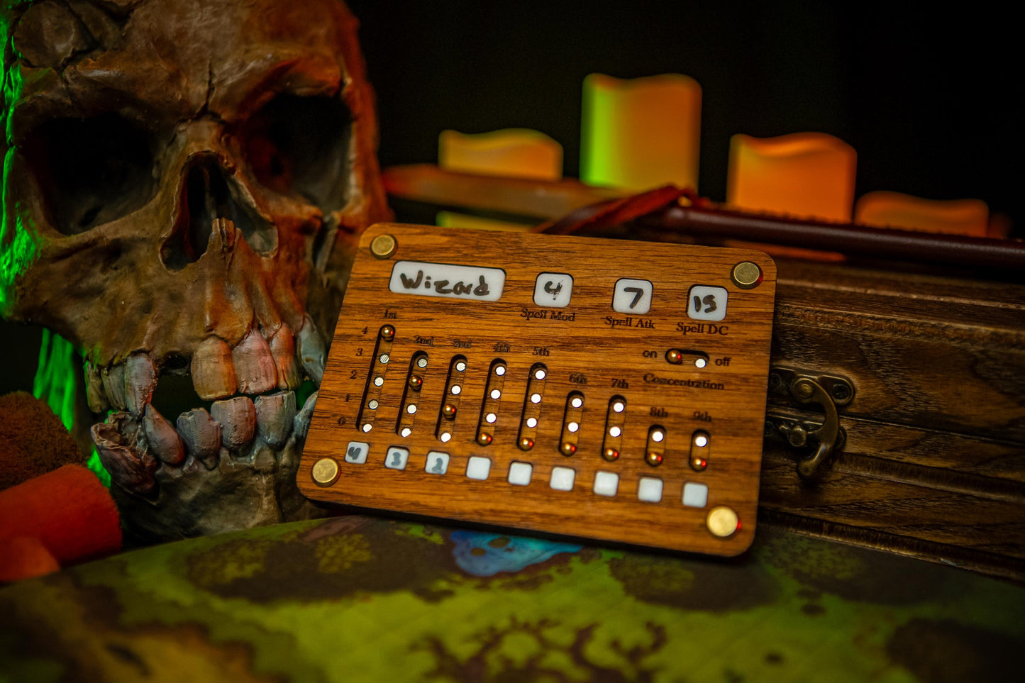 Full Caster Spell Slot Tracker – D&D Wizard, Cleric & Druid Spell Tracker