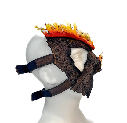 In Flames - Handmade Mask for Halloween, Performance or Cosplay Costume